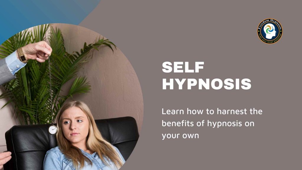 woman looking at clock for hypnosis